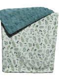 Green Leaves Minky